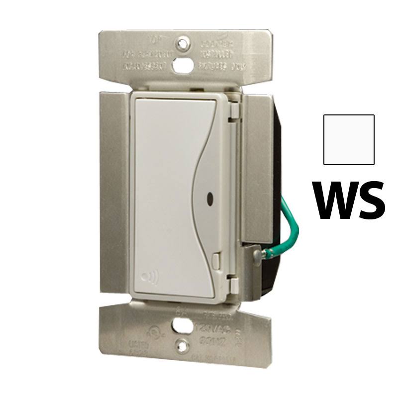 Single-Pole Switch White Satin V739