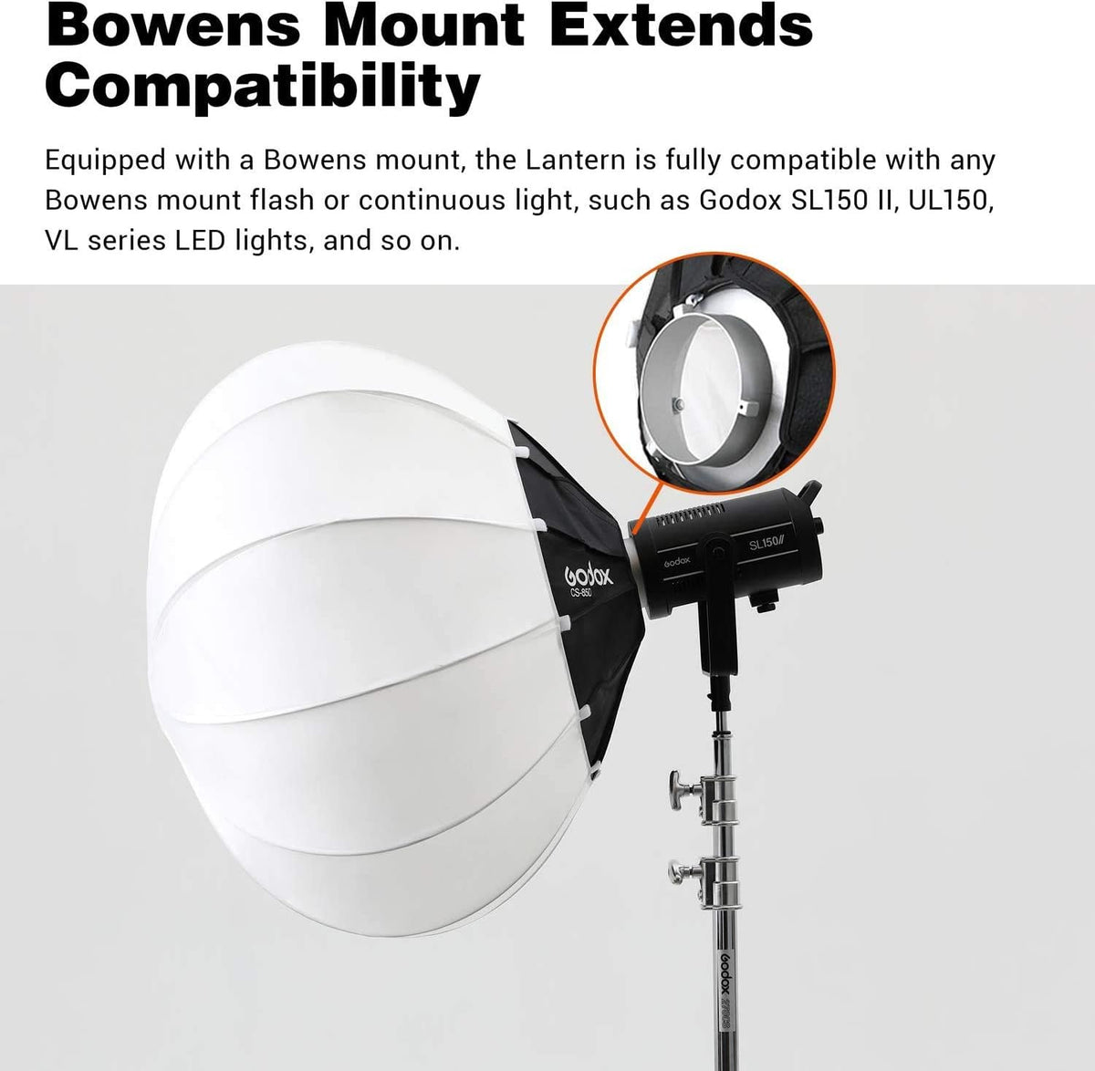 Lantern Softbox 33.5inch/85cm Soft Lighting Modifier H888