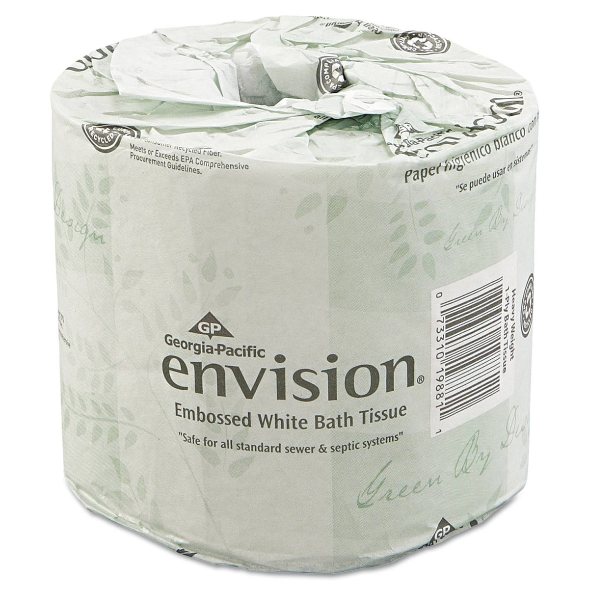 Embossed 1-Ply Bathroom Tissue Y349001