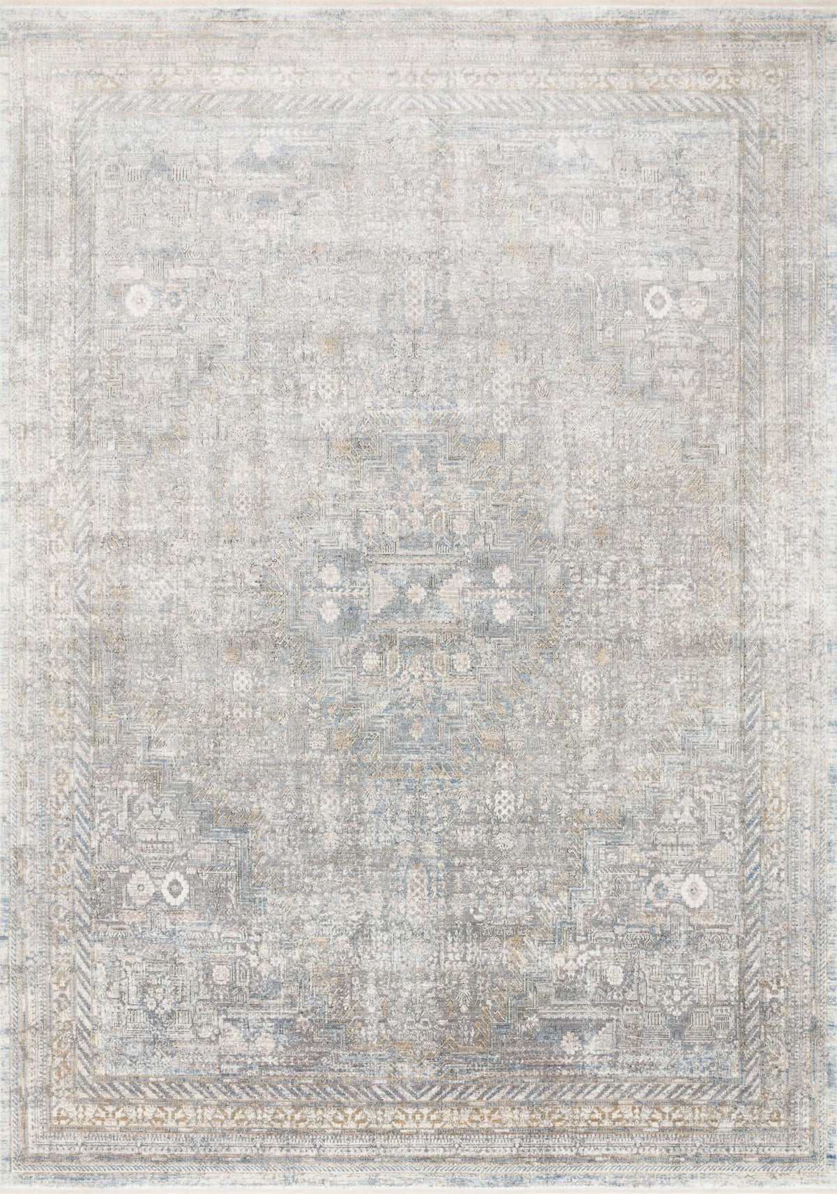 Silver 5' x 7'3 Rug E384290