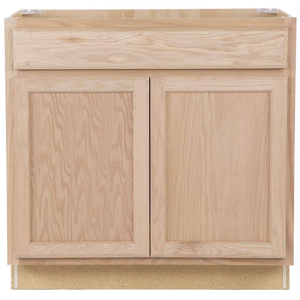 Natural Unfinished Sink Base Stock Cabinet D5832