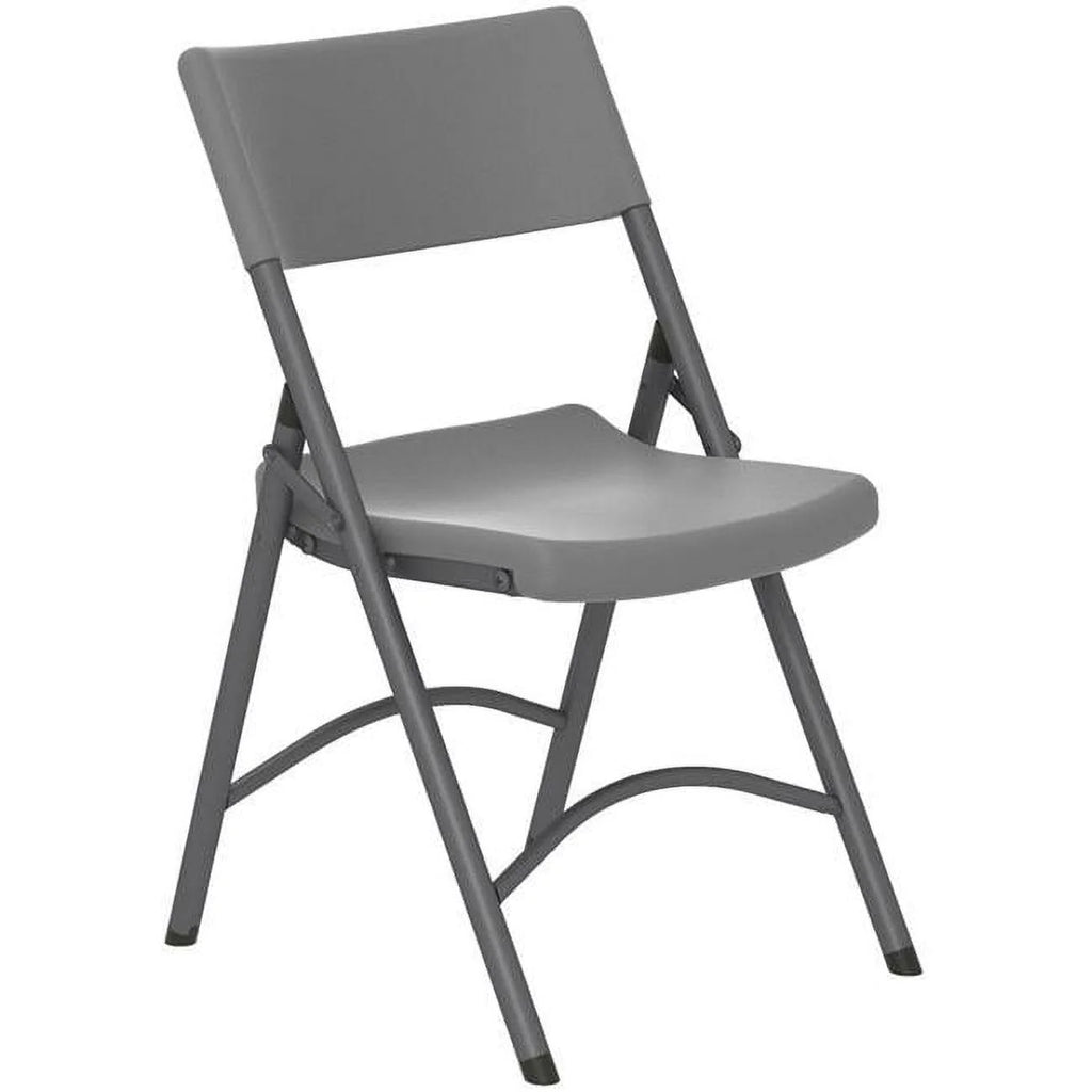 Folding Chair, Gray - Pack of 4 V587