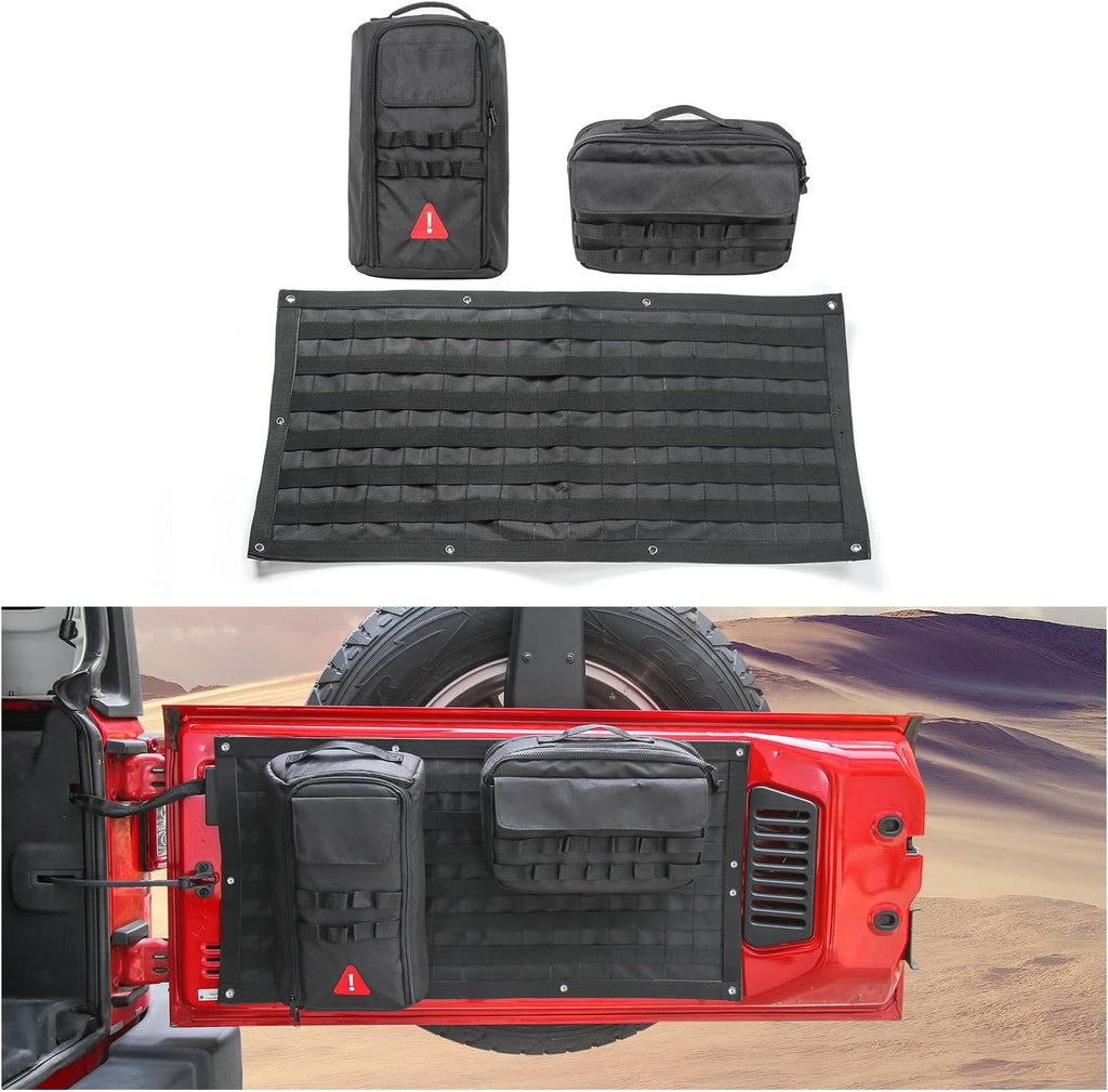 Canvas Tailgate Cargo Storage Bag & Tool Kit Organizer Pockets H254083