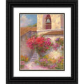 Black Ornate Wood Framed Art Print H173