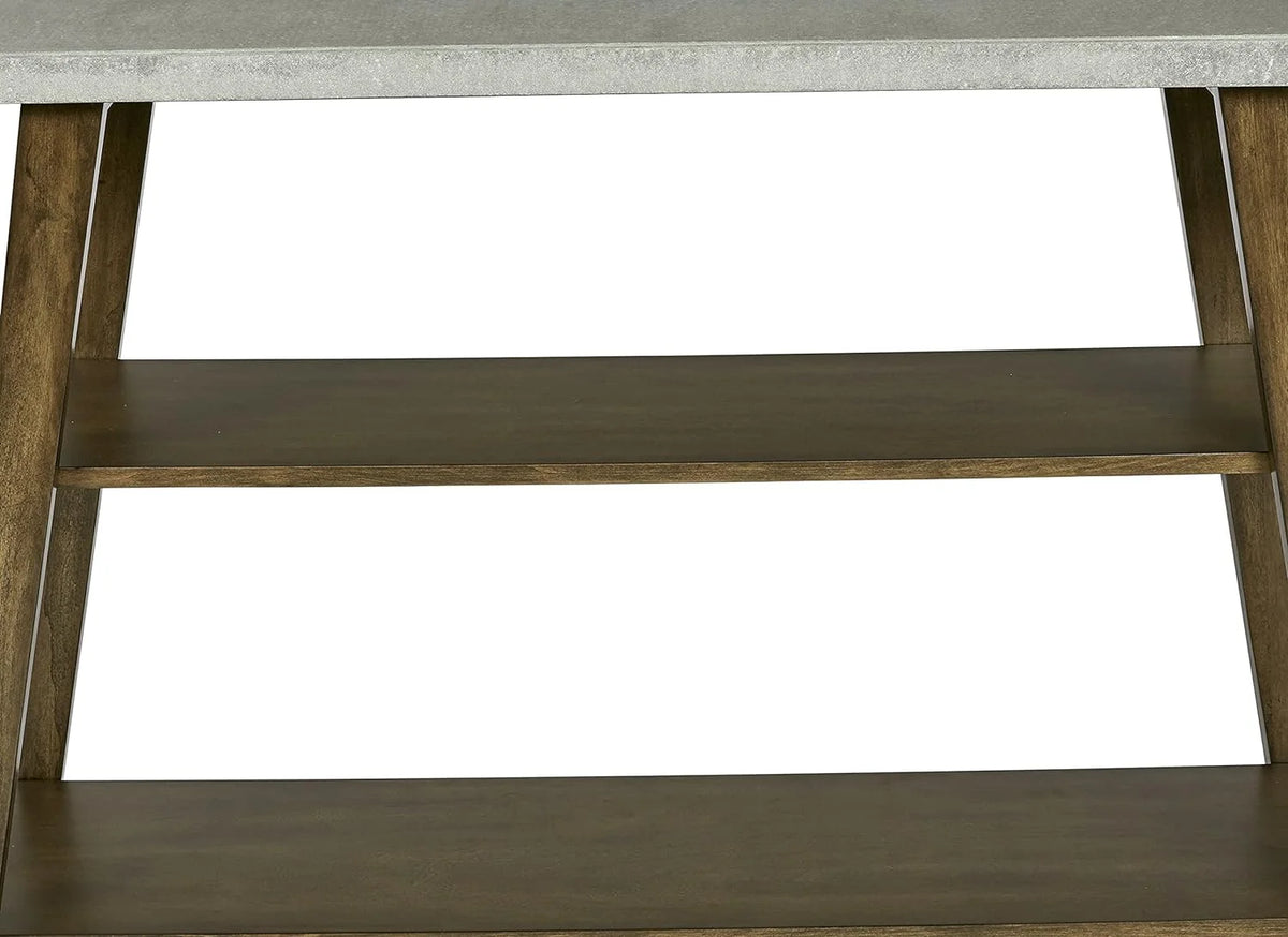 Concrete Gray Sofa Console O47869