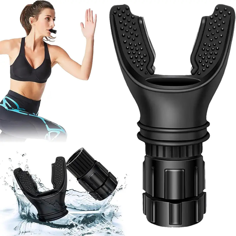 Portable Breathing Trainer with Adjustable Resistance G12597