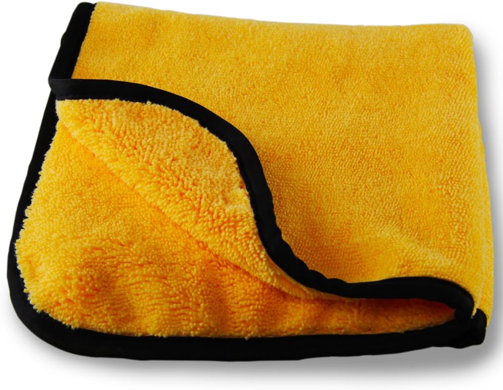 Professional Grade Premium Microfiber Towels, Gold (16 Inch x 16 Inch) (Pack of 12) P16192