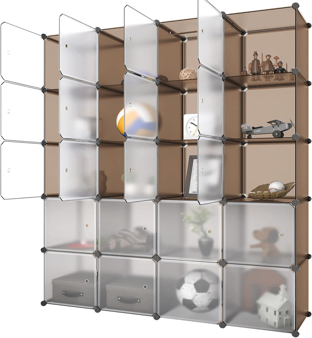 20-Cube Plastic Cube Storage Organizer Y2021