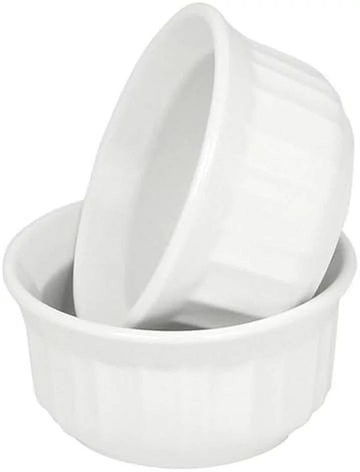 White 4 Ounce Ramekins Set of 2 D60459