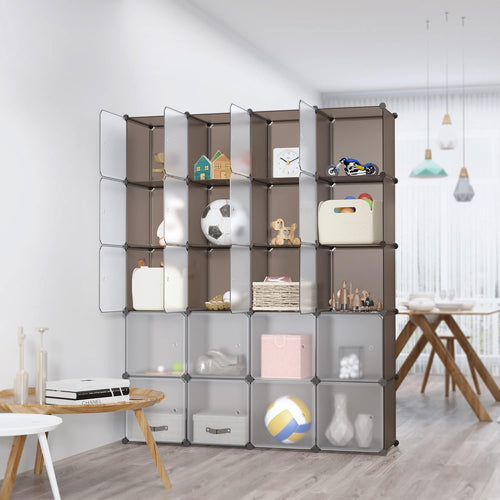 20-Cube Plastic Cube Storage Organizer Y2021