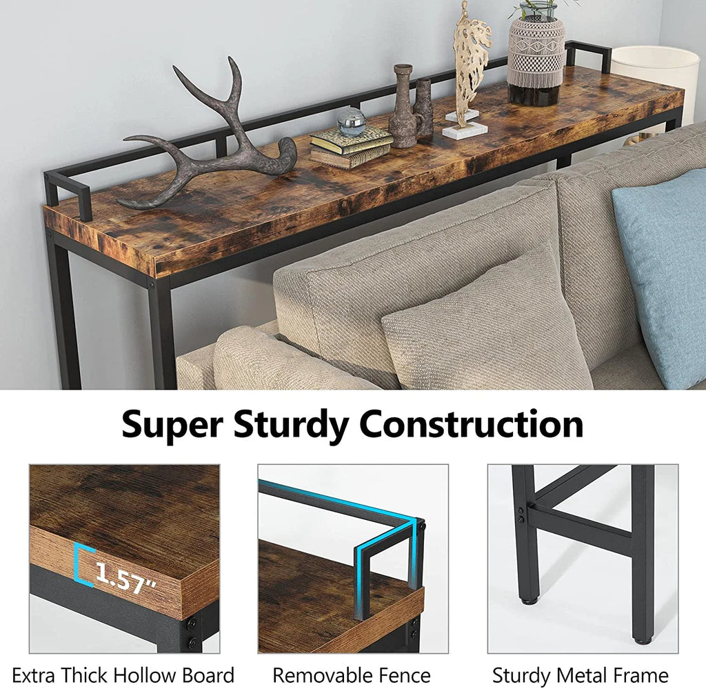 Rustic Brown 70.9 inch Console Table L518