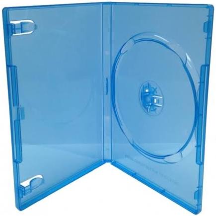 200 Standard Clear Blue Single DVD Cases G4768