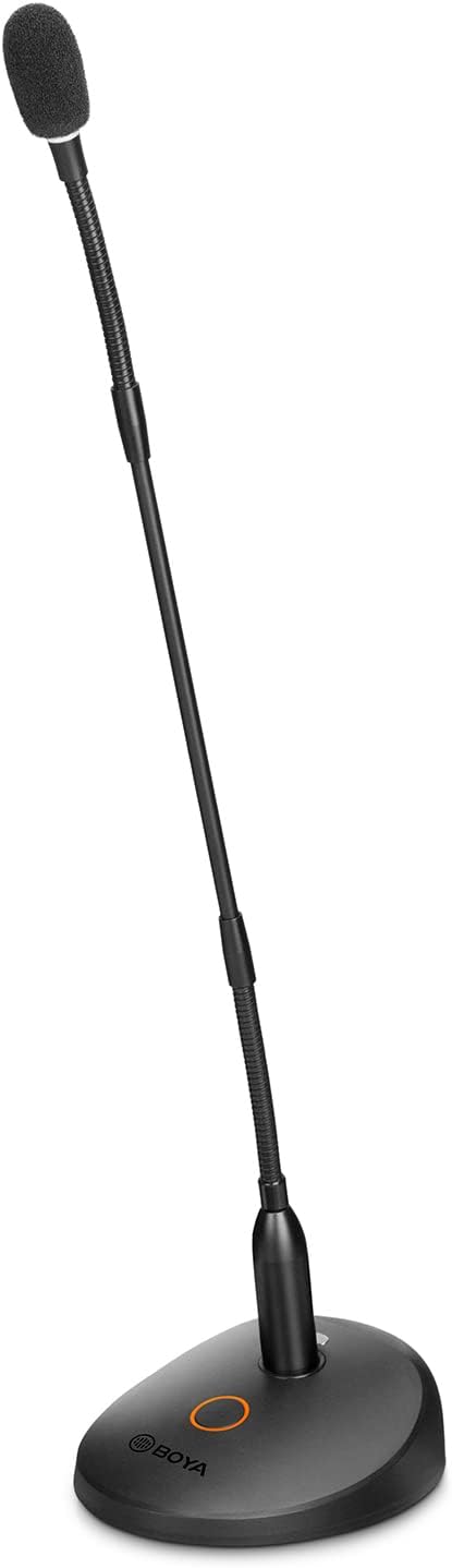 Desktop Gooseneck Condenser Microphone with Base LED Indicator XLR Mic, Pack of 2 E152