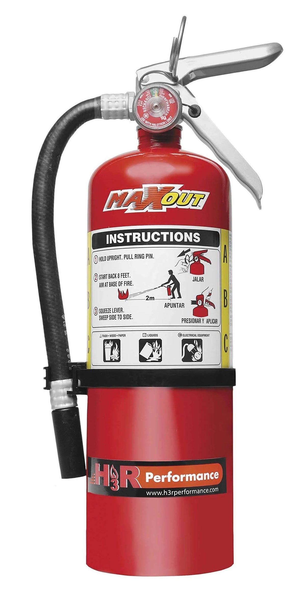 5 lbs Dry Chemical Fire Extinguisher Red F95757
