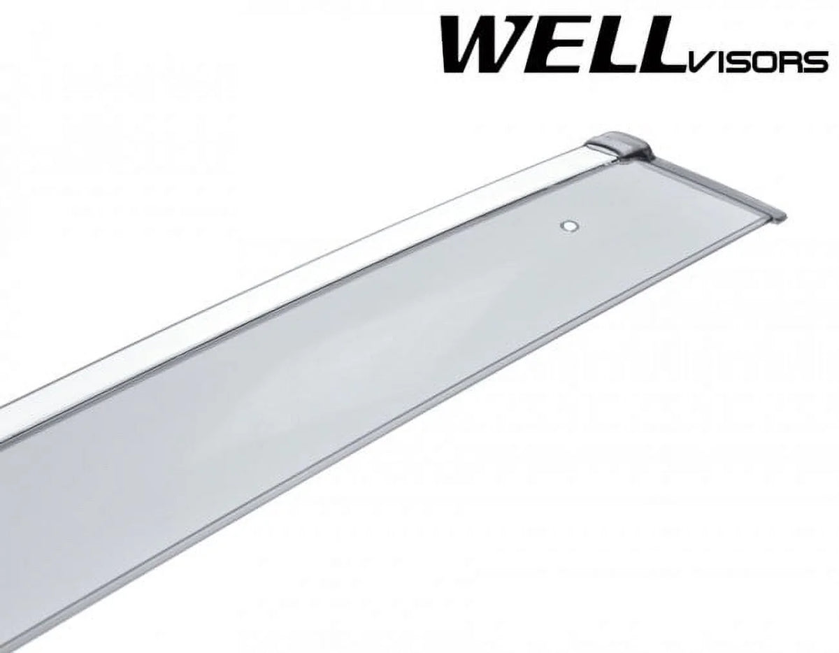 Smoke Tinted Clip-On Side Window Visors I1695