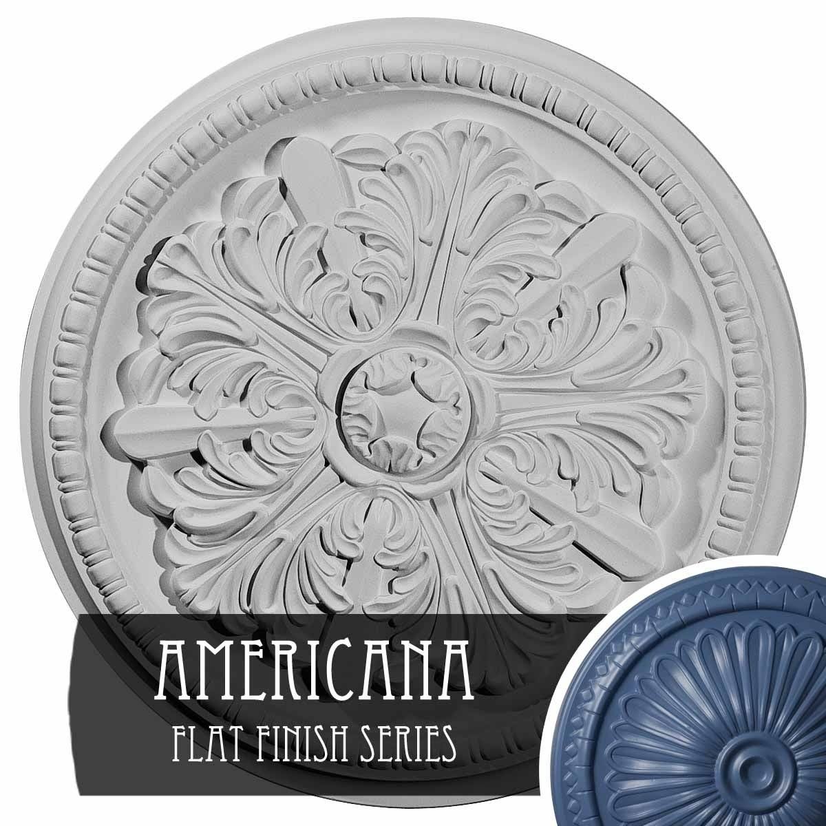 16 7/8x22OD x 1 1/2x22P Ceiling Medallion P9343