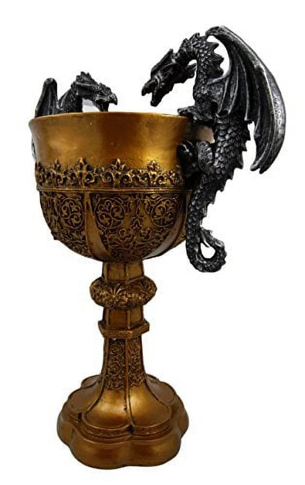 Large Medieval Dual Dragon Handles Z41132