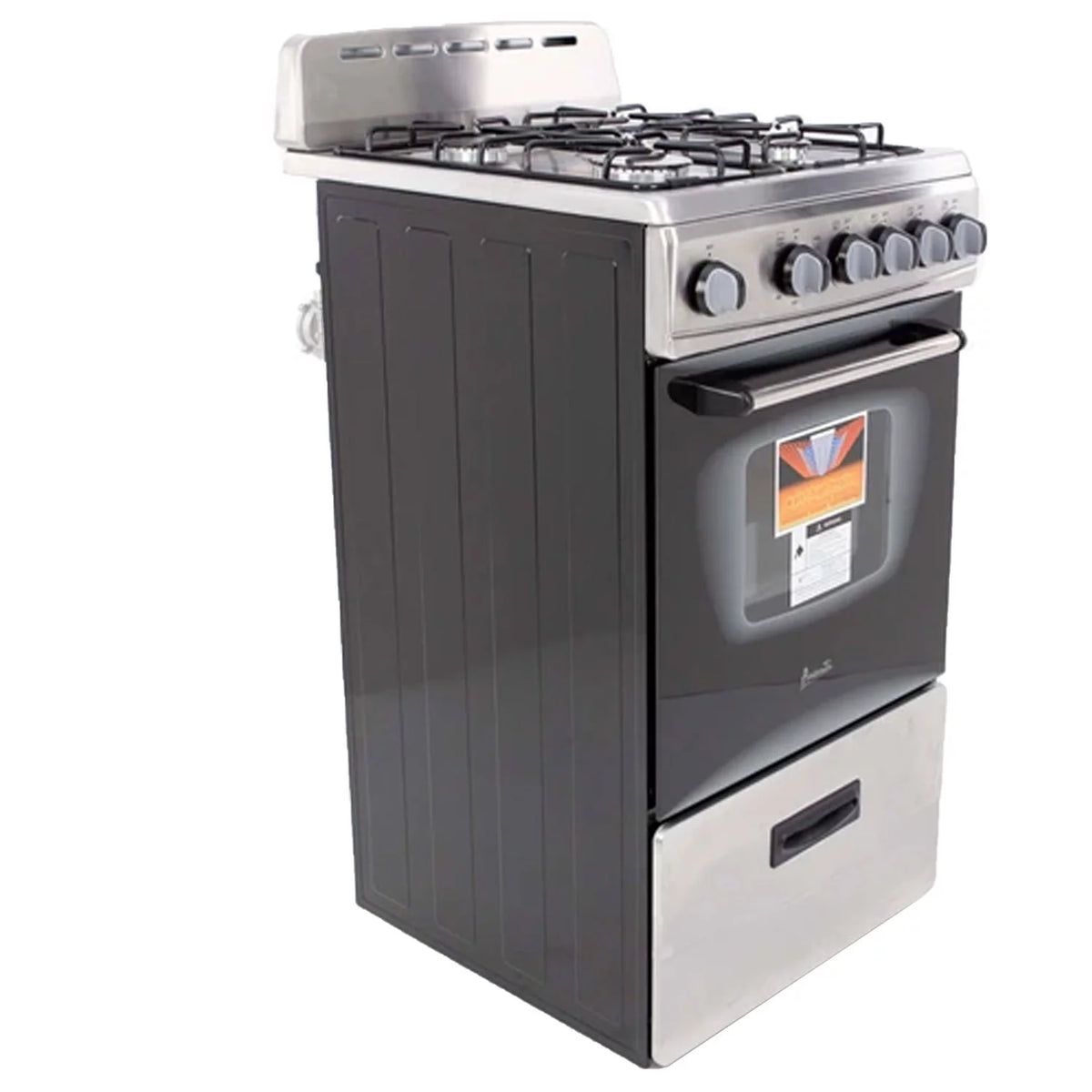 20 Compact Gas Range Oven Stainless Steel G530