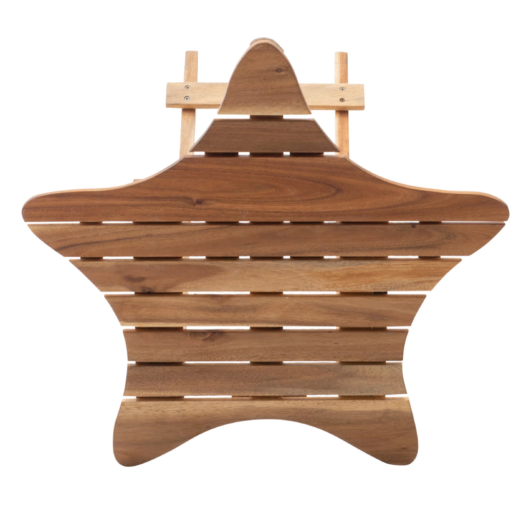 Star-Shaped Outdoor Folding Table B25633