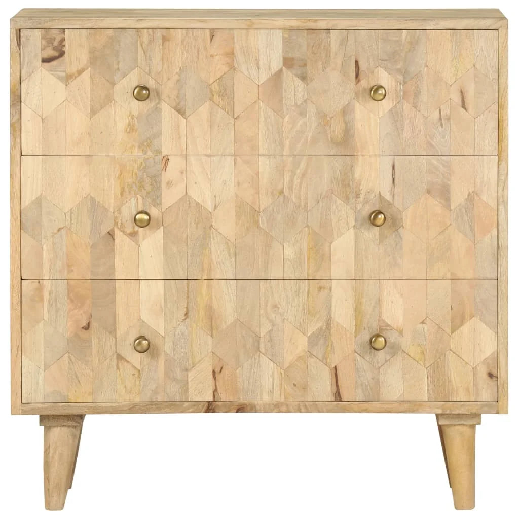 Solid Mango Wood Drawer Cabinet W78668