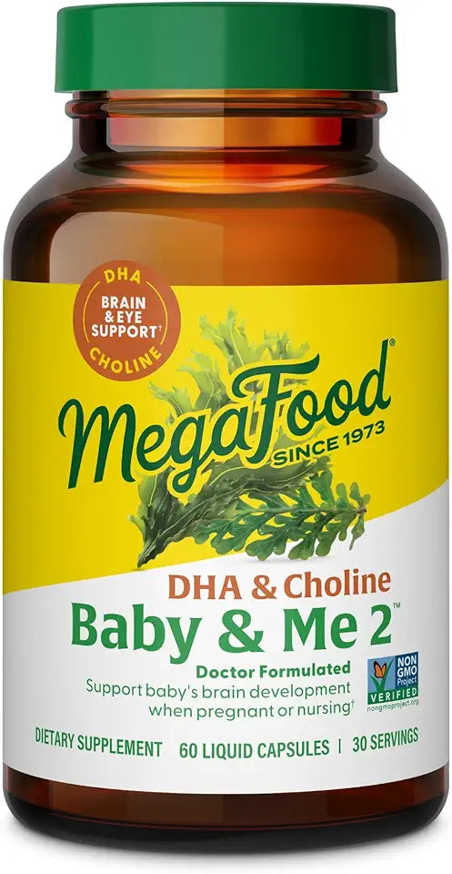 Plant-Based DHA and Choline 60 Capsules T277993