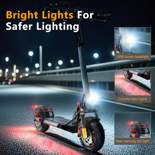 800W 28 MPH 25 Miles Range 10" Air Tires Folding Electric Scooter Z174040