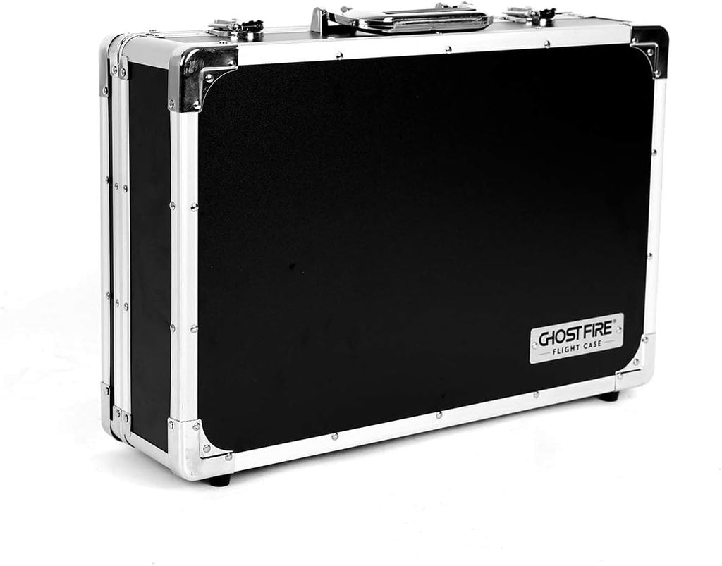21.6x12.4x4.2in Sturdy Locking Aluminum Guitar Multi Effect Pedal Case O1456