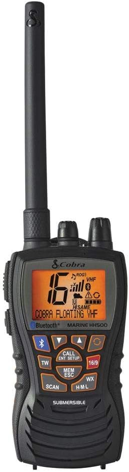Floating Handheld VHF Radio 6 Watt Submersible Grey E8127