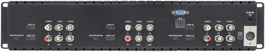 5 Inch Triple Rack Mount SDI LCD Monitor C42593