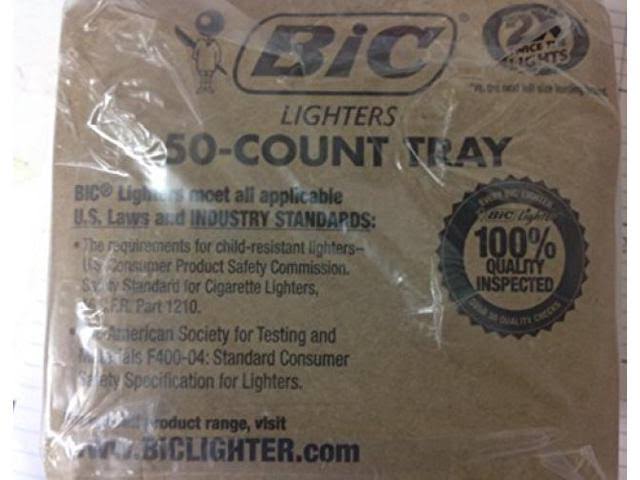 50ct Assorted Classic Lighter A320490