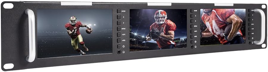 5 Inch Triple Rack Mount SDI LCD Monitor C42593