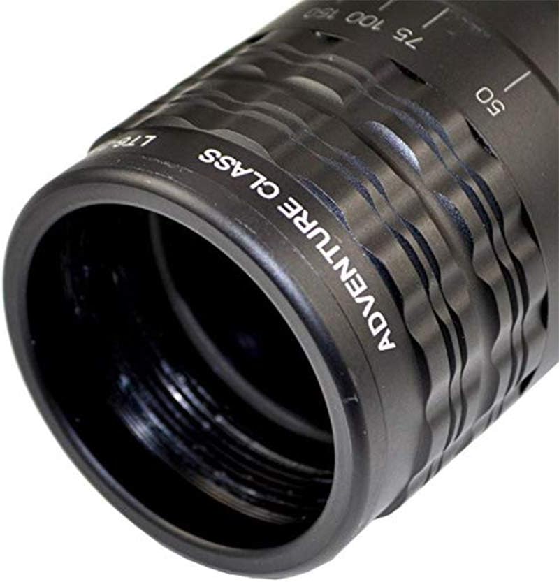 6-24x50 Illuminated Rifle Scope with Sunshade Flip-up Caps Rail Mounts Z84978