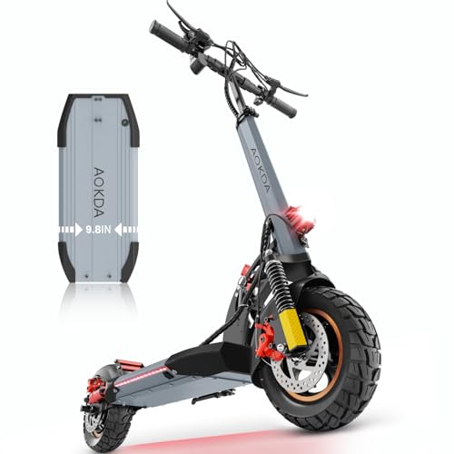 800W 28 MPH 25 Miles Range 10" Air Tires Folding Electric Scooter Z174040