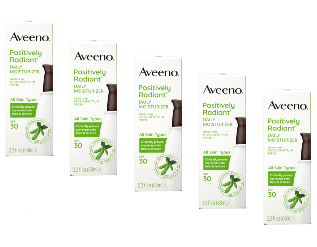 5 Pk Daily Face Moisturizer Broad Spectrum SPF 30, 2.3 Fl. Oz. Y150610