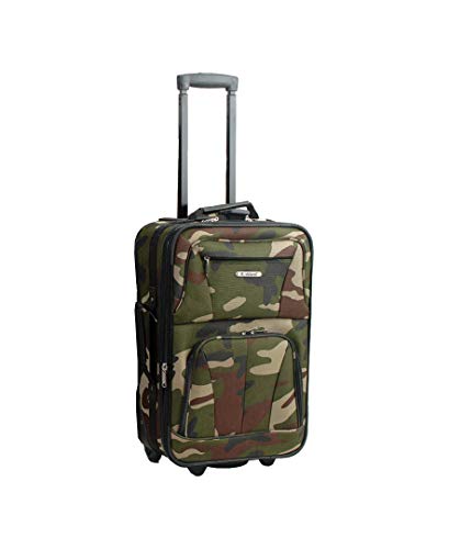 Black 4-Piece Softside Upright Luggage Set R27694
