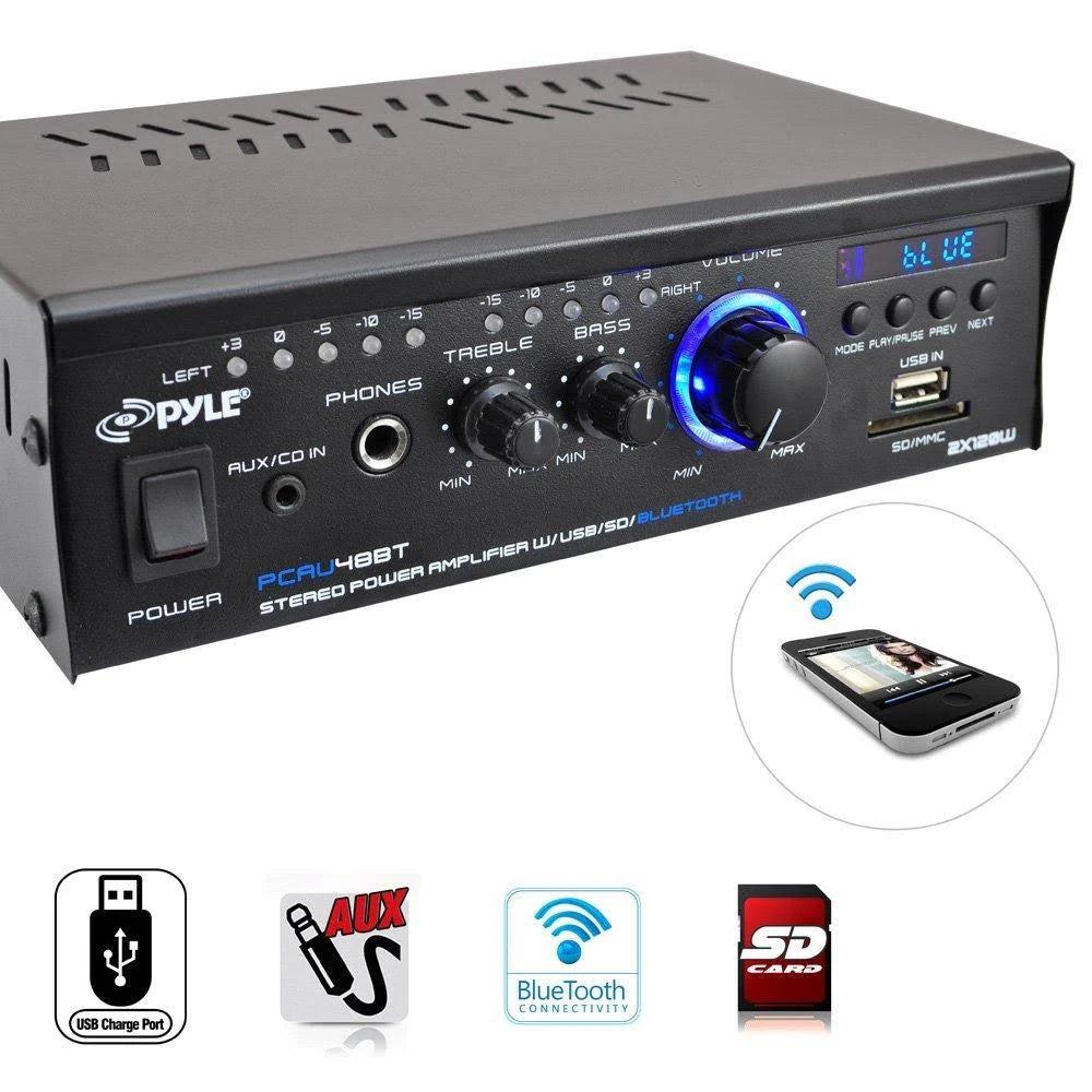 Bluetooth Mini Stereo Power Amplifier F809354