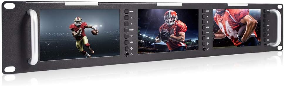 5 Inch Triple Rack Mount SDI LCD Monitor C42593