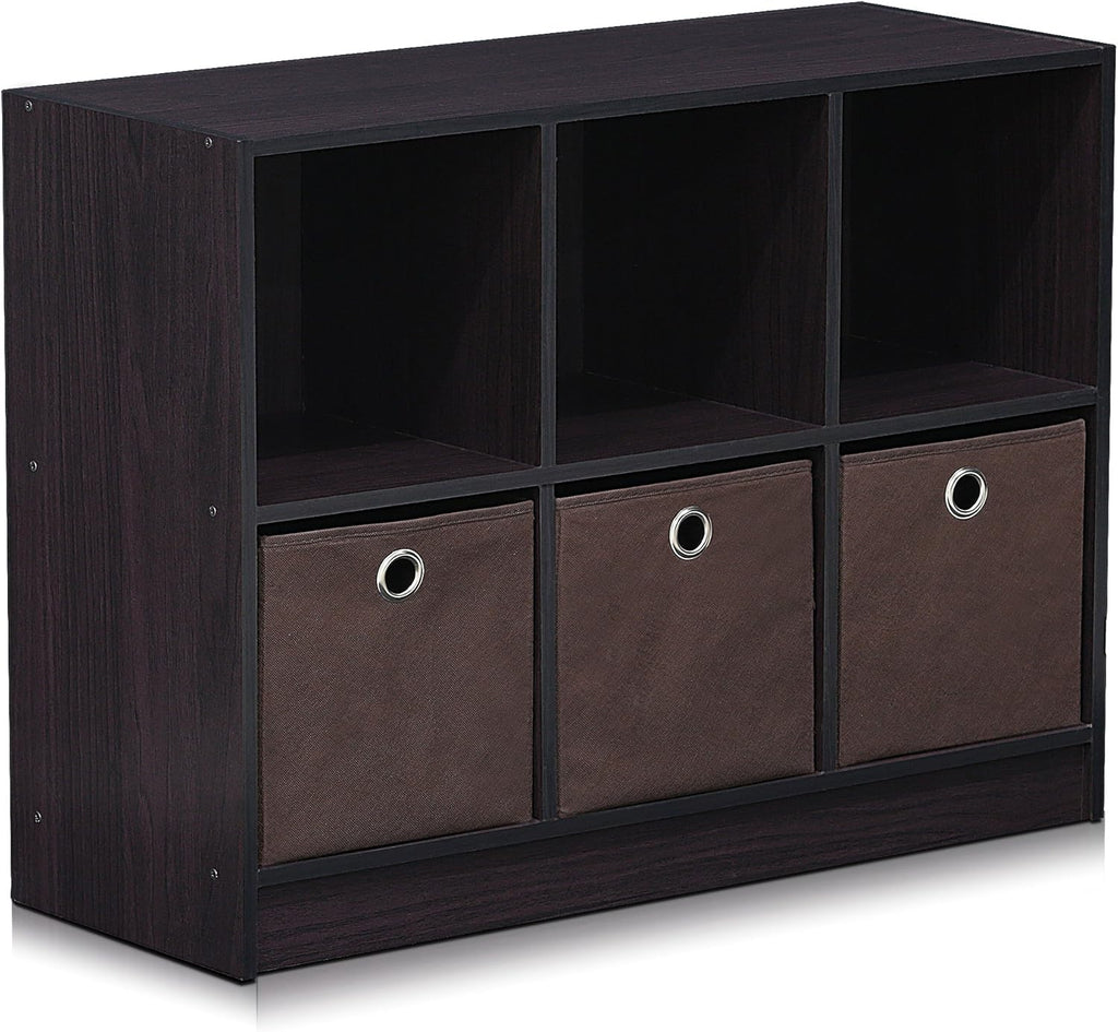 White Light Blue Bookcase Storage Shelves M5201