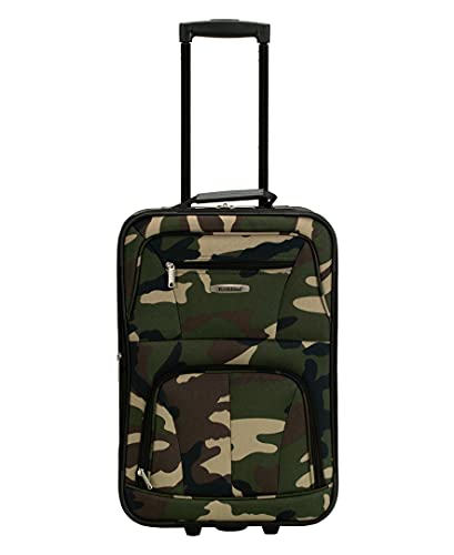 Black 4-Piece Softside Upright Luggage Set R27694