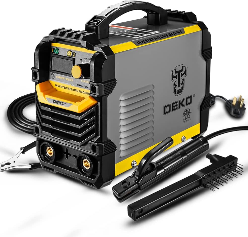 160A ARC Welder with Electrode Holder, Work Clamp and Brush O521