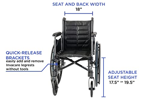 Standard Folding Wheelchair 18 Inch Seat R368209