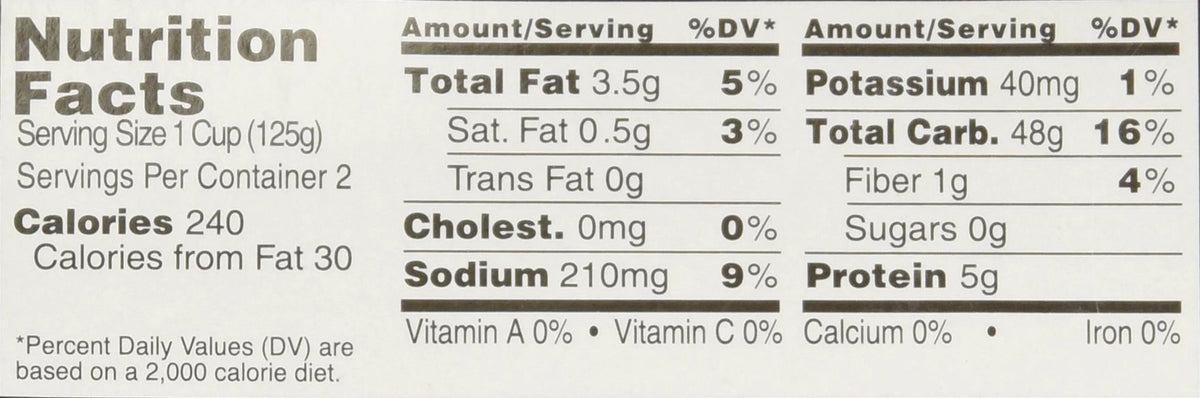 4.4 Oz Pack of 20 Jasmine Rice Cups C5510