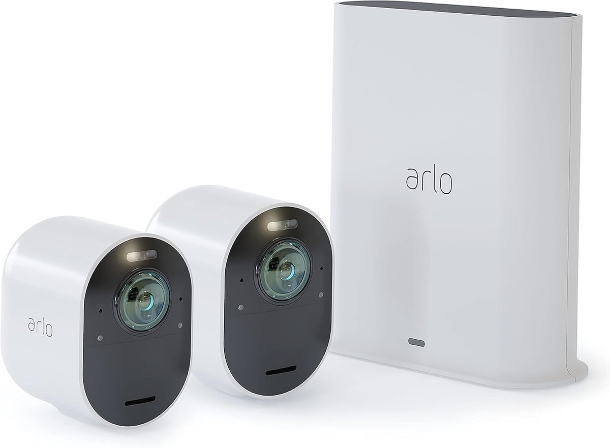 White 4K Wireless Security Camera E639