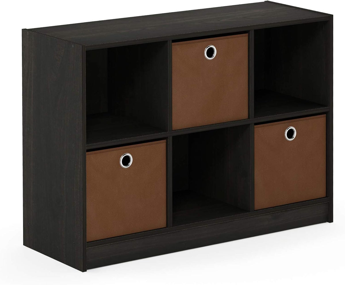 White Light Blue Bookcase Storage Shelves M5201