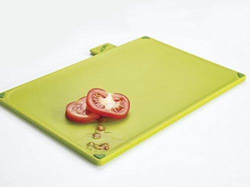 Plastic Cutting Board Set with Storage Case, Large, Graphite L336369