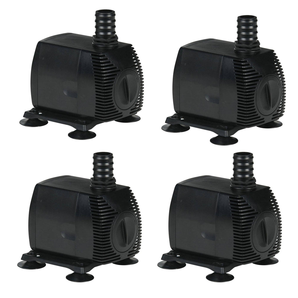 725 GPH 57W Magnetic Drive Submersible Pond Pump (4 Pack) S36354