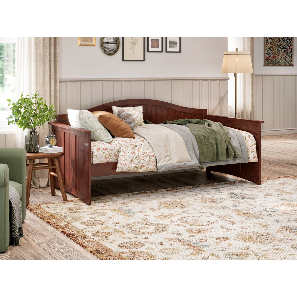 Twin Wood Daybed in Walnut B236
