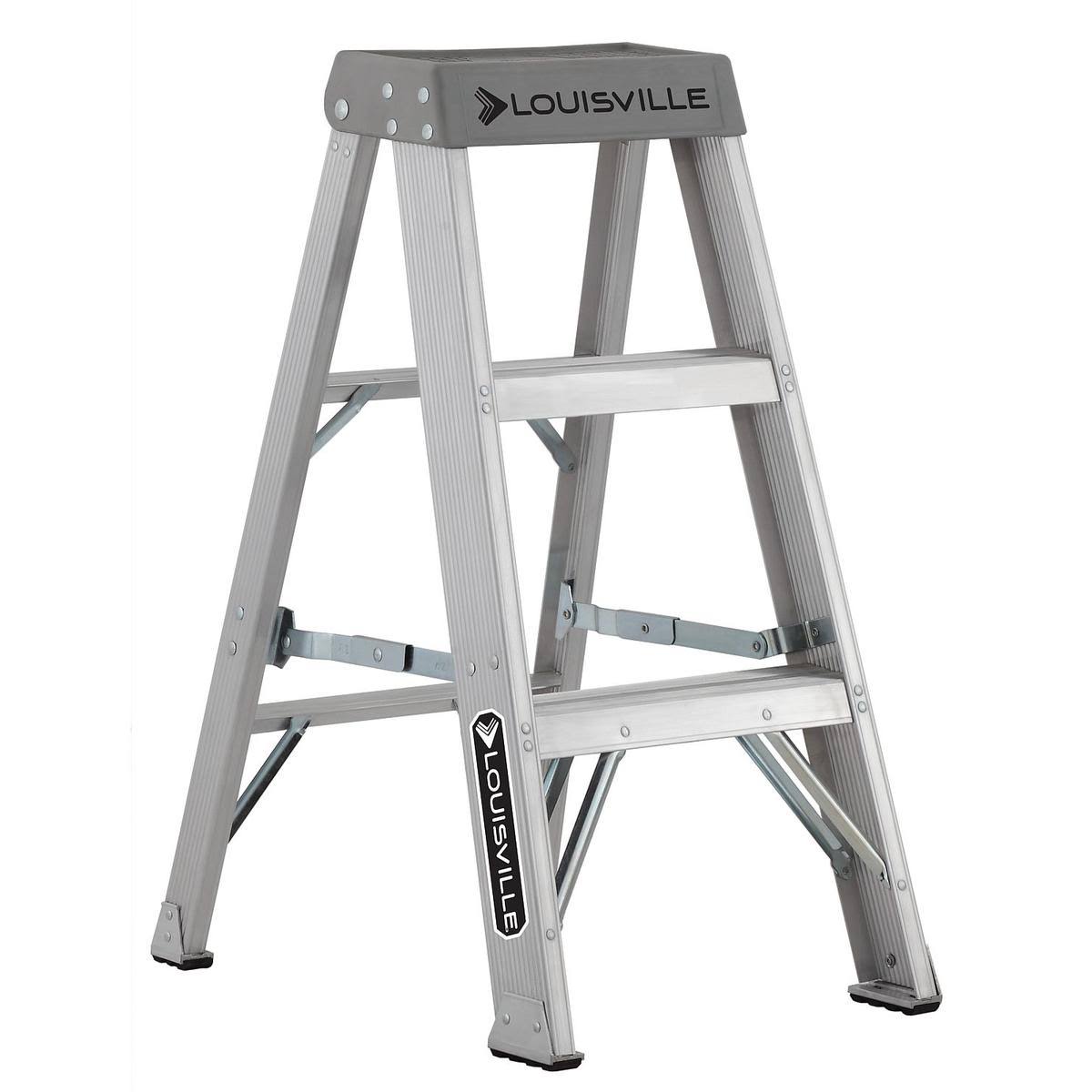 3 ft Aluminum 300 lb Capacity Stepladder L559