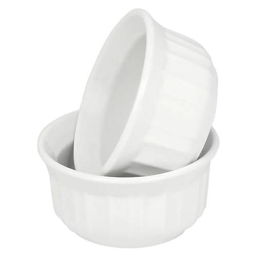 White 4 Ounce Ramekins Set of 2 D60459