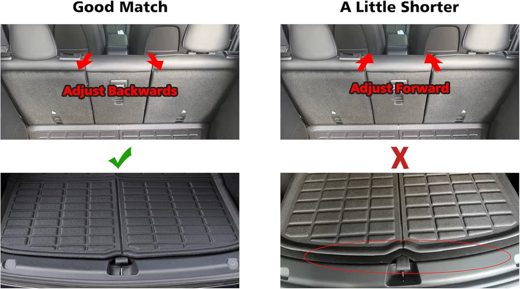 Rear Trunk Mats Cargo Mat Waterproof Trunk Cargo Liner Floor Mats W16948